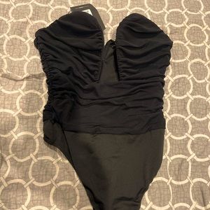 Sexy black bodysuit